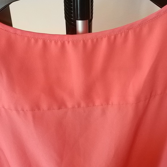 Penningtons Peach Button Up Blouse 2X - Picture 8 of 8